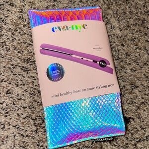 Eva nyc Purple Mini Ceramic Styling Iron